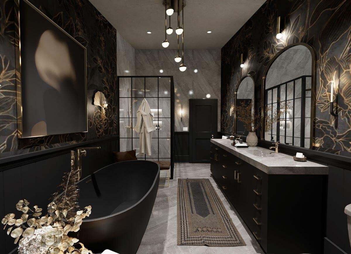 Modern Bathroom Design With Industrial Style