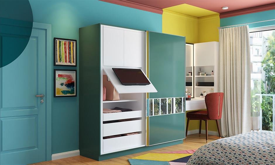 A Kid's Bedroom Featuring Smart Multipurpose Furniture Design