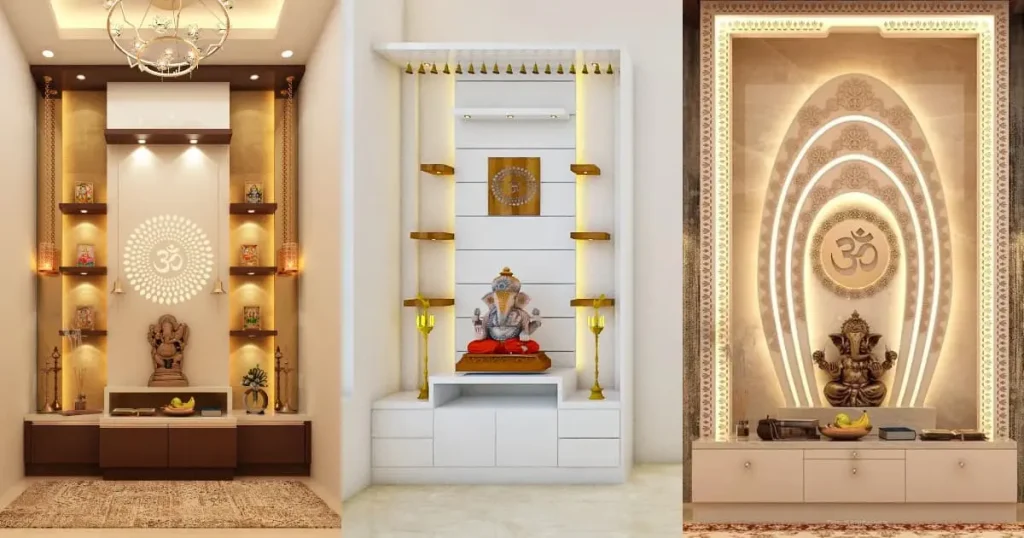 A Traditional Mandir Design With Open Elements